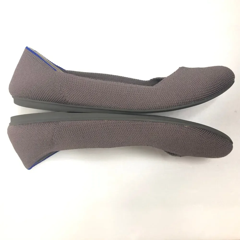 Rothy’s Flats Round Toe Mink Retired Sustainable Knit 8